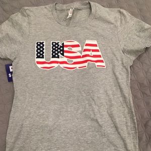 USA grey T-shirt